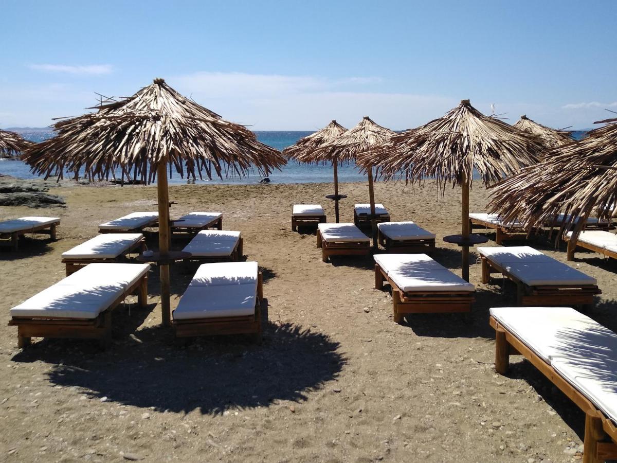 Nostos Beachfront Apartments & Studios Agios Loannis Exterior foto